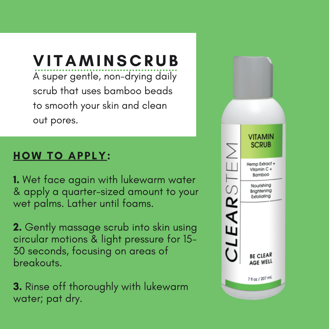 VITAMINSCRUB™ - Antioxidant-Infused Scrub Cleanser